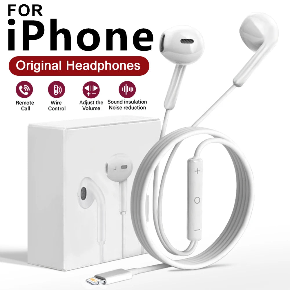 Wired In-Ear Earphones with Type-C & 3.5mm Support for Smartphones, Tablets, Laptops, and iPads