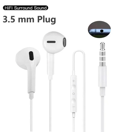 Original Type-C Wired Headphones for Samsung Galaxy S24 S23 S22 A53 A52 Note 20 3.5Mm In-Ear Earbuds USB -C Earphone Hifi Basstt